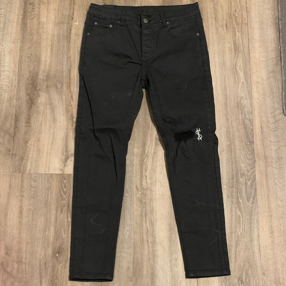 Ksubi Black Distressed Men's Jeans